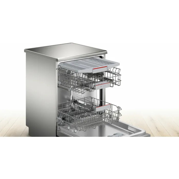 Bosch 13 Place Freestanding Dishwasher Series 4 Silver Inox SMS45NI00Z