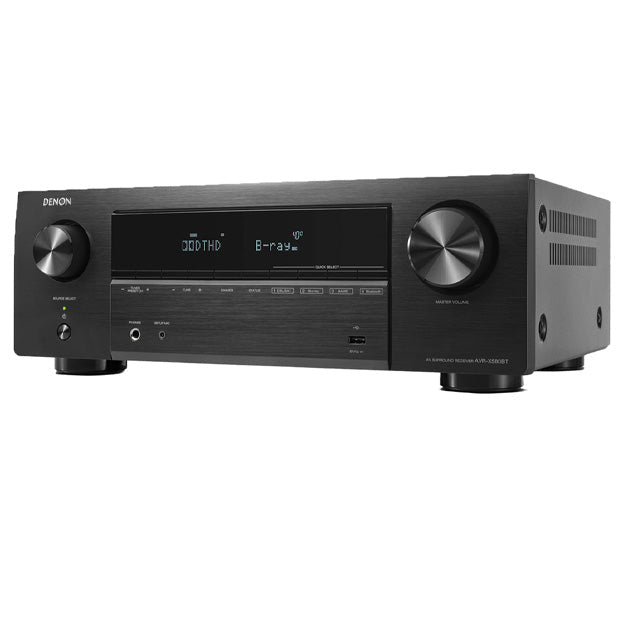 Denon AVR-X580BT 5.2 Channel 70W 8K AV Receiver - Black