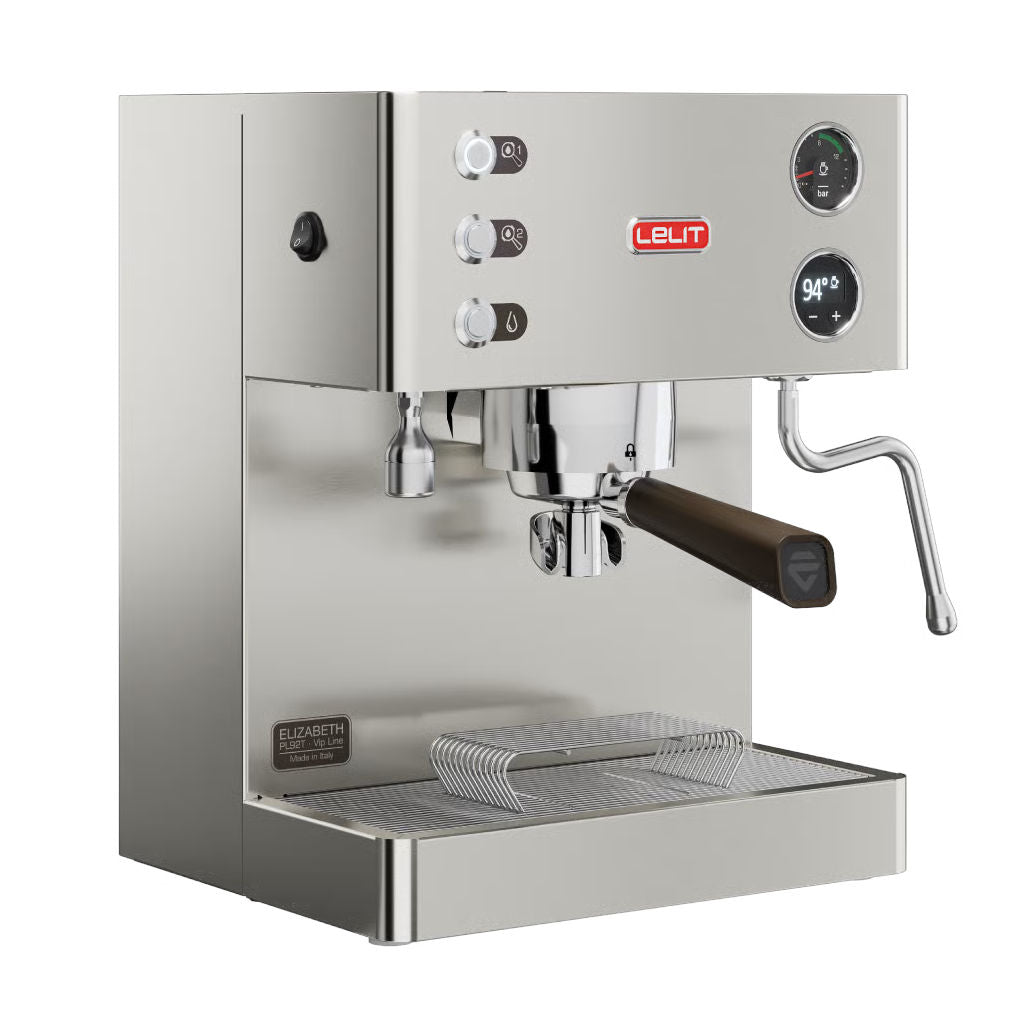Lelit Elizabeth V3 PID domestic espresso machine angled hero image