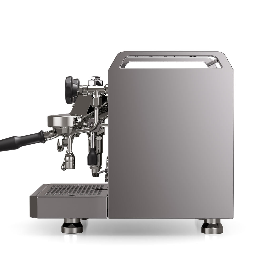 Profile view of Rocket Fast Mozzafiato R Espresso Machine
