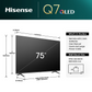 Hisense 75Q7N 75" 4K QLED 144Hz Smart TV Dolby Atmos